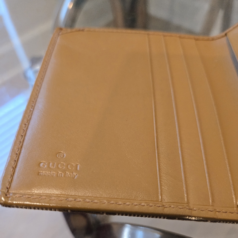 GucciVintage GG Canvas Jackie Compact Bifold Compact Wallet Pre-owned Excellent - Picture 16 of 17